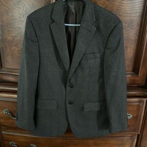 Michael Kors brown and tan colored suit blazer. Size 38S. Perfect condition.